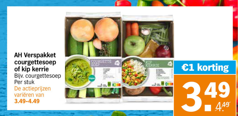 soepgroenten folder aanbieding bij Albert Heijn - details