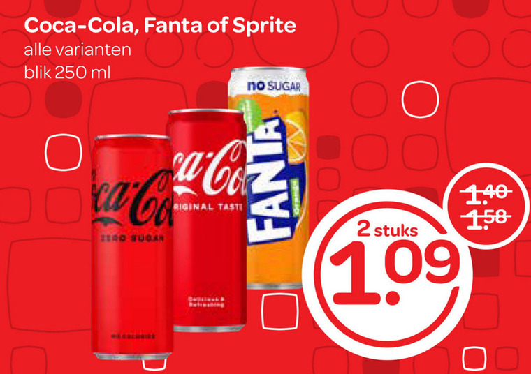 Coca-Cola   cola, frisdrank folder aanbieding bij  Spar - details