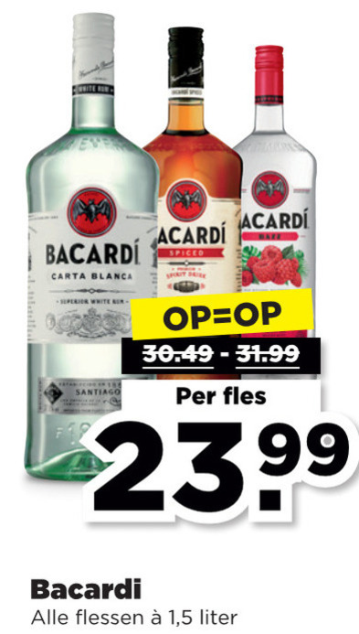 Bacardi Rum Folder Aanbieding Bij Plus - Details