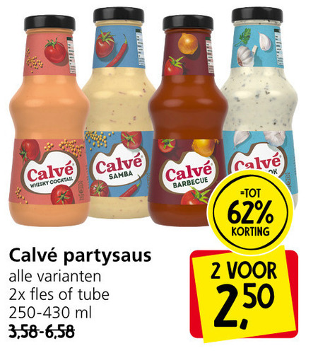 Calve   snacksaus folder aanbieding bij  Jan Linders - details