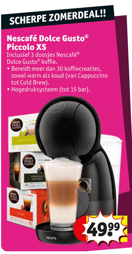 Krups   dolce gusto apparaat folder aanbieding bij  Kruidvat - details