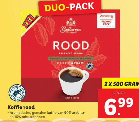 Bellarom   koffie folder aanbieding bij  Lidl - details