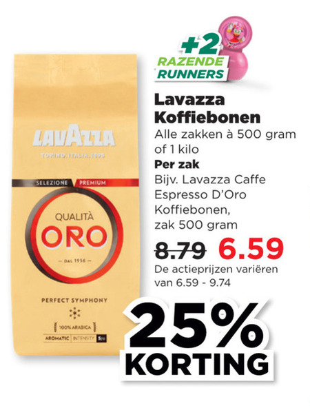 Lavazza   koffiebonen folder aanbieding bij  Plus&nbsp;Vandaag - details