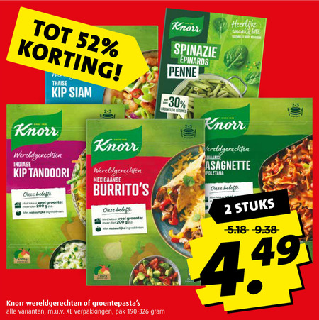 Knorr   maaltijdmix folder aanbieding bij  Boni - details
