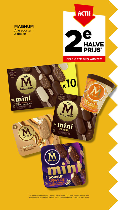 Magnum   ijslollies, ijsspecialiteit folder aanbieding bij  Jumbo - details