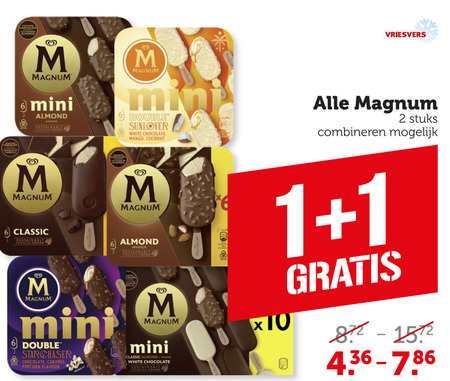 Magnum   ijslollies, ijsspecialiteit folder aanbieding bij  Coop - details