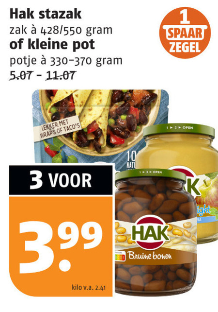 aanbieding hak