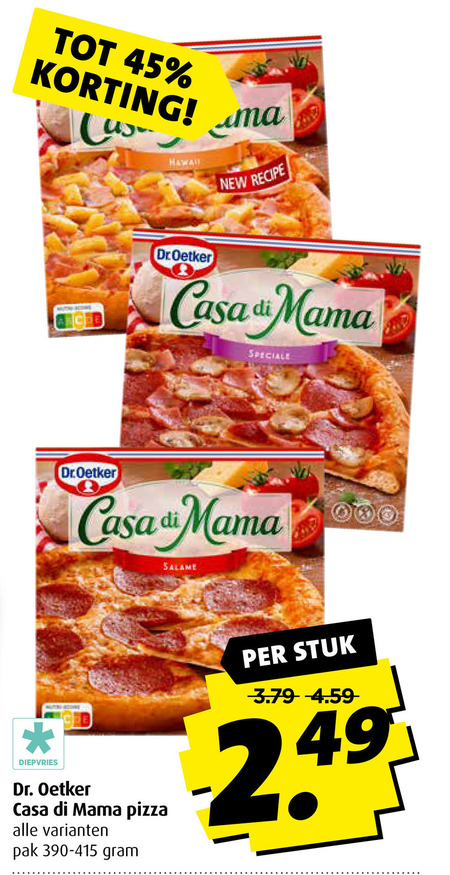 Dr Oetker   diepvriespizza folder aanbieding bij  Boni - details