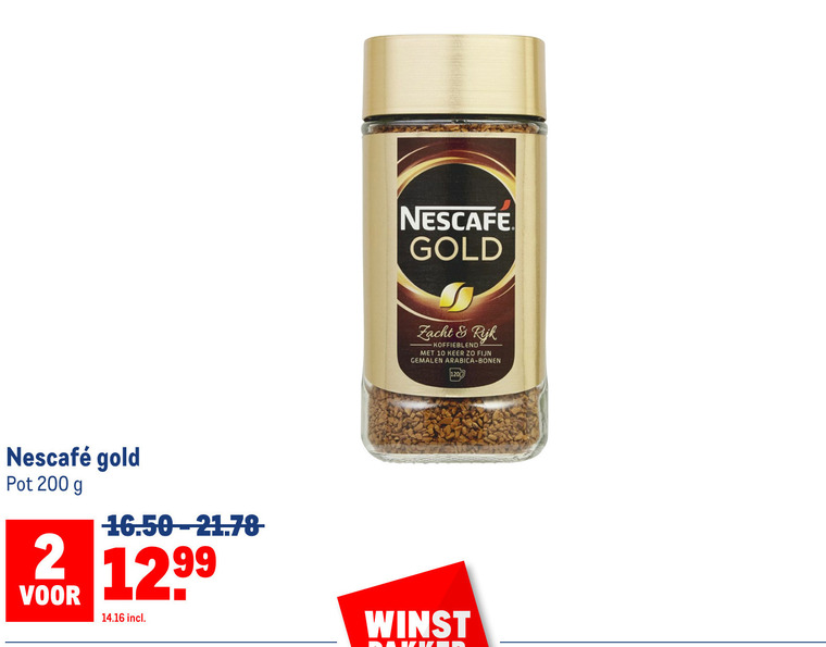 Nescafe   oploskoffie folder aanbieding bij  Makro - details