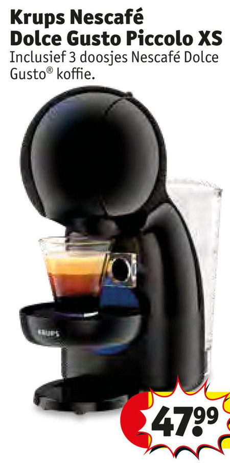 Krups   dolce gusto apparaat folder aanbieding bij  Kruidvat - details