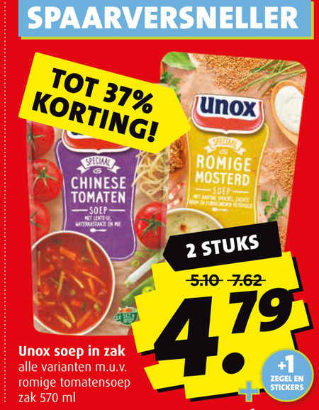Unox   soep folder aanbieding bij  Boni - details