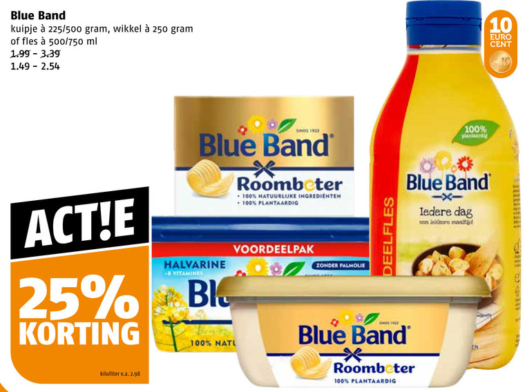 Blue Band   olie en vetten, margarine folder aanbieding bij  Poiesz - details