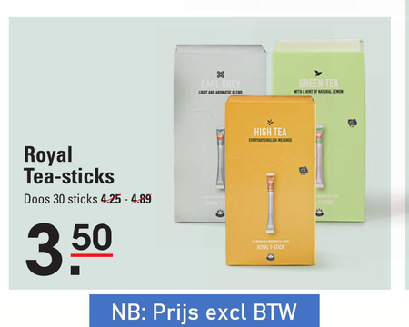 royal   thee folder aanbieding bij  Sligro - details