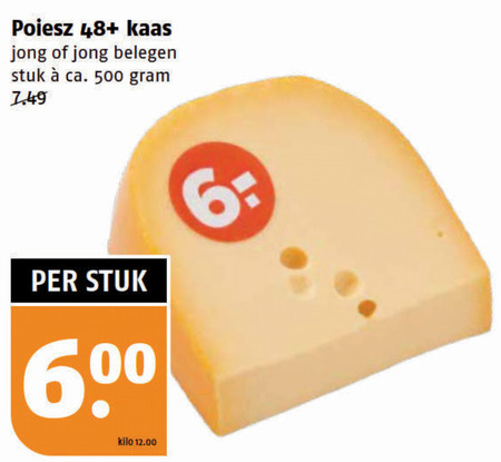 Poiesz Huismerk   kaas folder aanbieding bij  Poiesz - details