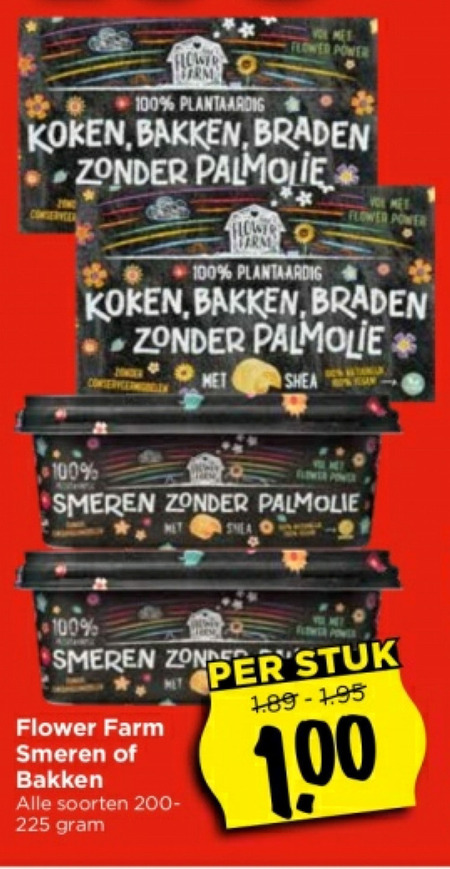 Flower Farm   margarine, olie en vetten folder aanbieding bij  Vomar - details