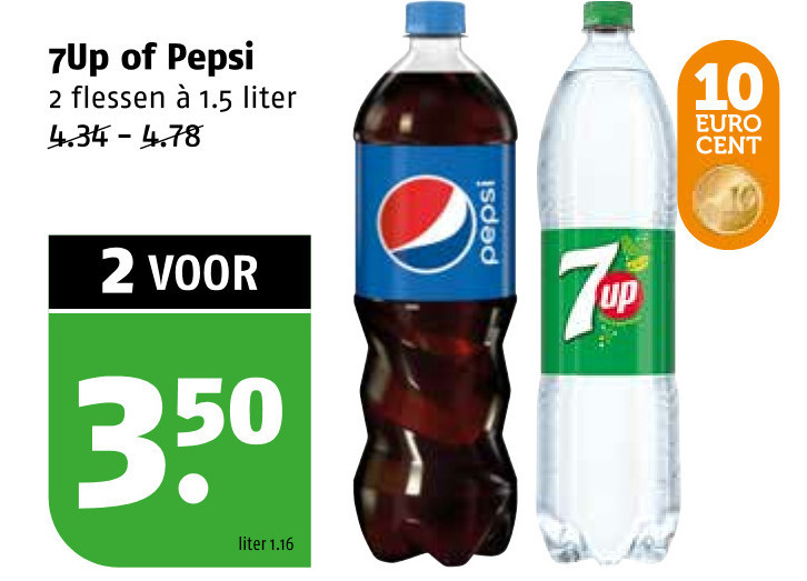 Pepsi   frisdrank, cola folder aanbieding bij  Poiesz - details