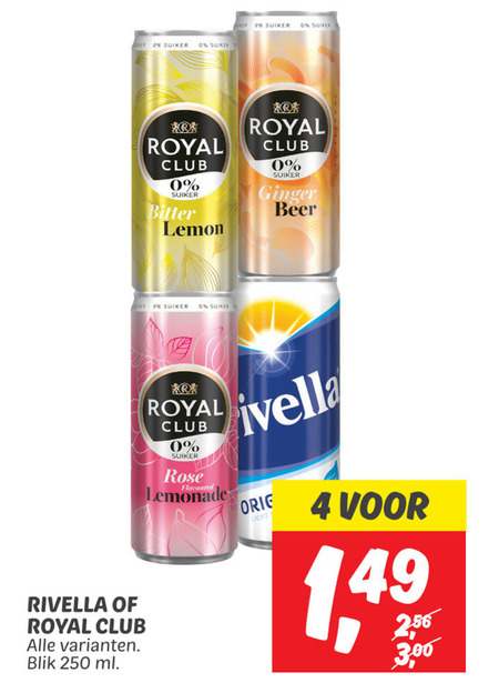 Royal Club   frisdrank folder aanbieding bij  Dekamarkt - details
