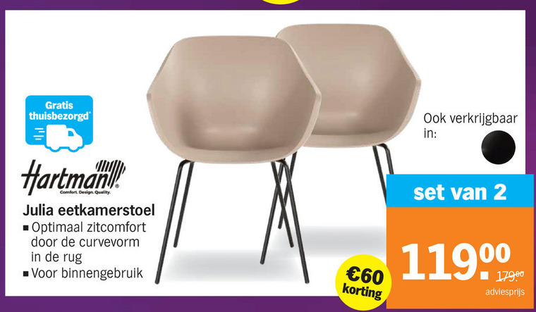 albert heijn eetkamerstoelen