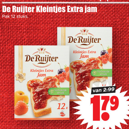 De Ruijter   jam folder aanbieding bij  Dirk - details