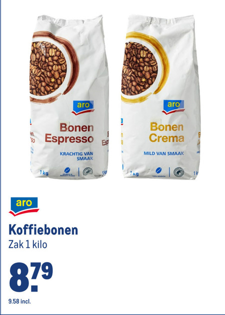 Café robusta en grains 1 kg Aro