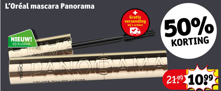 Maskara Folder L Oreal mascara folder aanbieding bij Kruidvat - details