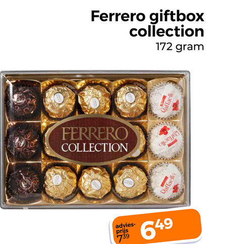 Ferrero Rocher   chocolade folder aanbieding bij  Trekpleister - details