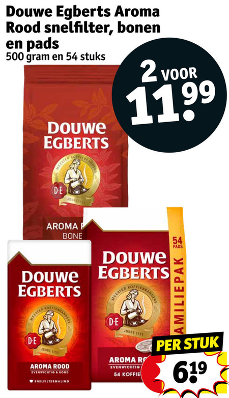 Douwe Egberts   koffiepad, koffie folder aanbieding bij  Kruidvat - details
