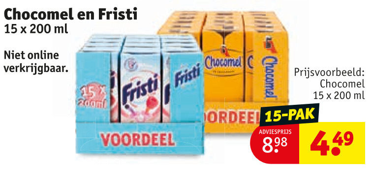 Chocomel   chocolademelk, drinkyoghurt folder aanbieding bij  Kruidvat - details