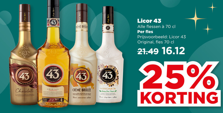 Licor 43   likeur folder aanbieding bij  Plus - details