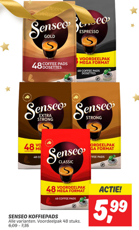 Douwe Egberts Senseo   koffiepad folder aanbieding bij  Dekamarkt - details