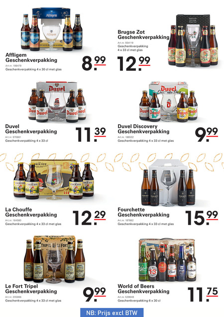Affligem   speciaalbier folder aanbieding bij  Sligro - details