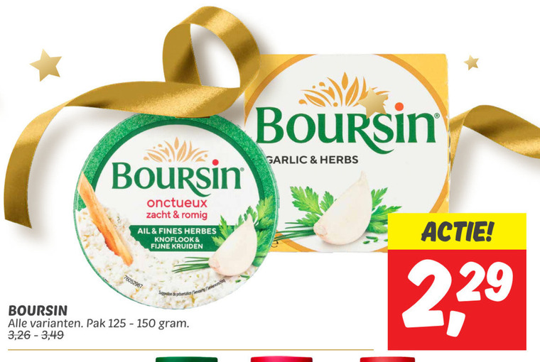 Boursin   roomkaas folder aanbieding bij  Dekamarkt - details