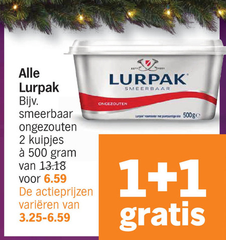 lurpak   roomboter folder aanbieding bij  Albert Heijn - details