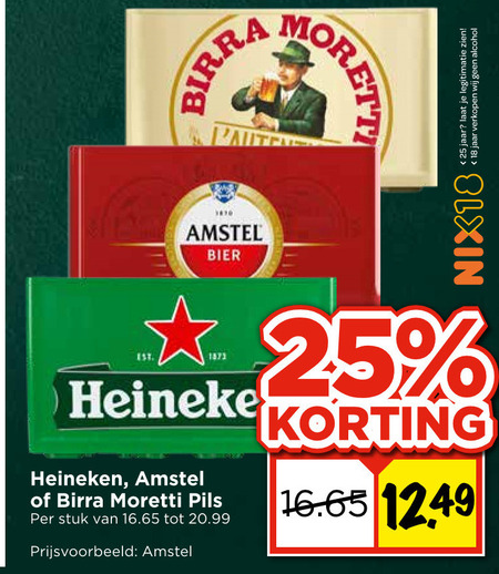 Amstel   krat bier folder aanbieding bij  Vomar - details