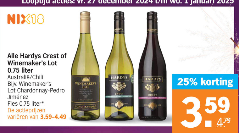 Winemakers Lot   witte wijn, rode wijn folder aanbieding bij  Albert&nbsp;Heijn - details
