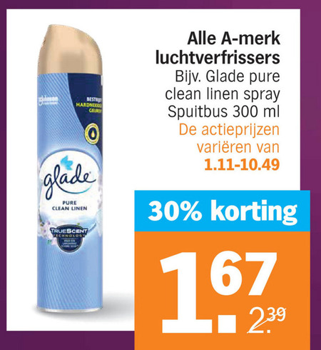 Glade   luchtverfrisser folder aanbieding bij  Albert&nbsp;Heijn - details