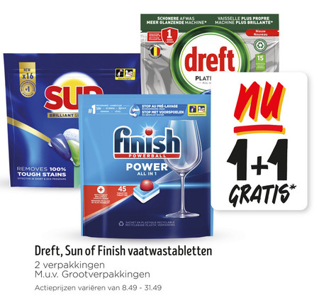 Sun   vaatwasmiddel folder aanbieding bij  Jumbo - details