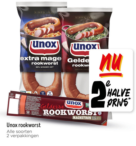 Unox   rookworst folder aanbieding bij  Jumbo - details