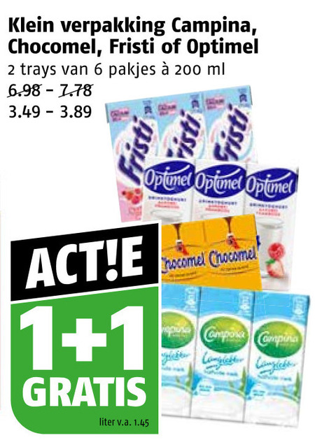 Chocomel   chocolademelk, drinkyoghurt folder aanbieding bij  Poiesz - details