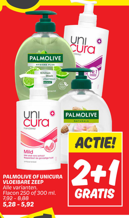 Palmolive   handzeep folder aanbieding bij  Dekamarkt - details
