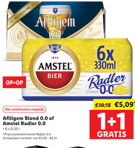 Amstel   speciaalbier, radler bier folder aanbieding bij  Lidl - details