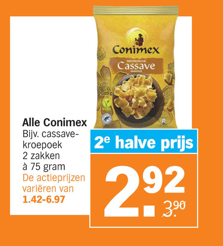 Conimex   kroepoek, maaltijdmix folder aanbieding bij  Albert&nbsp;Heijn - details