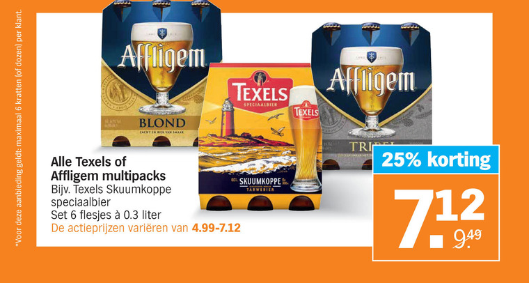 Texels   speciaalbier folder aanbieding bij  Albert Heijn - details