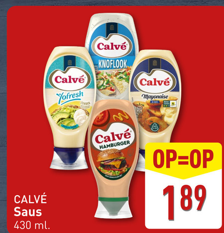 Calve   snacksaus, mayonaise folder aanbieding bij  Aldi - details