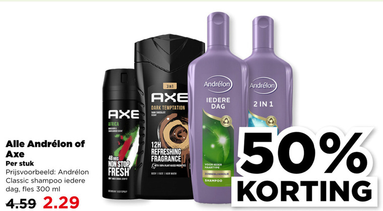 Andrelon   douchegel, shampoo folder aanbieding bij  Plus - details