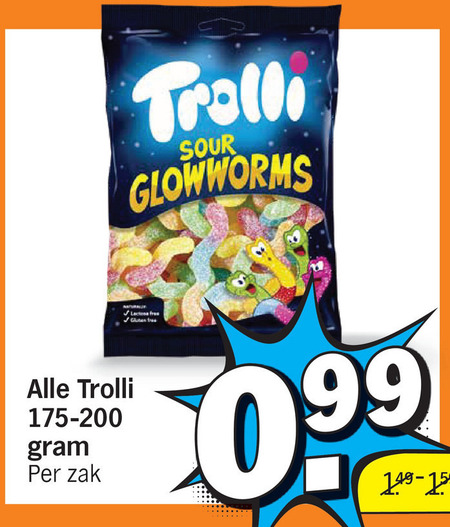 Trolli   snoep folder aanbieding bij  Albert&nbsp;Heijn - details
