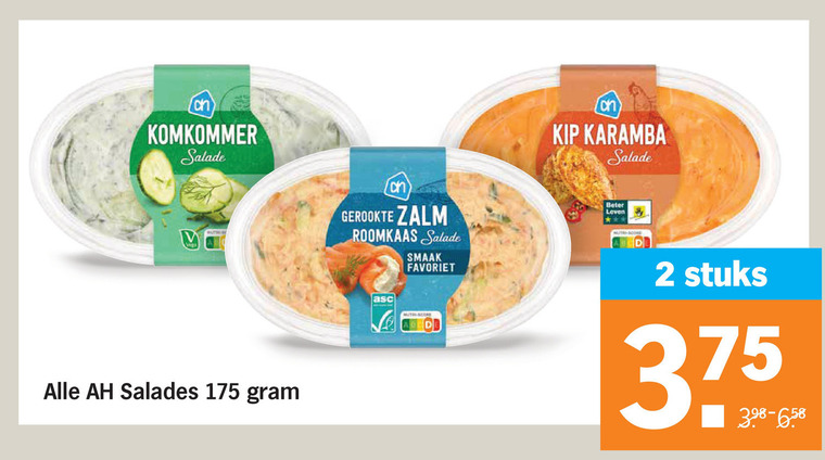 Albert Heijn Huismerk   salade folder aanbieding bij  Albert Heijn - details