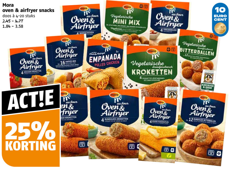 Mora   kroket, snack folder aanbieding bij  Poiesz - details