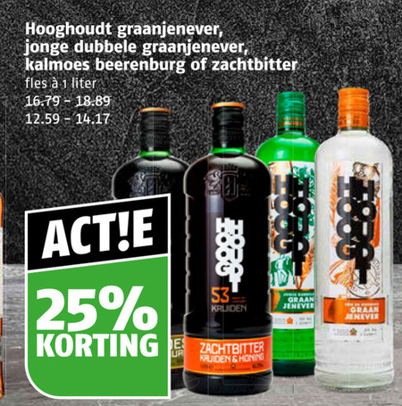 Hooghoudt   kruidenbitter, berenburg folder aanbieding bij  Poiesz - details