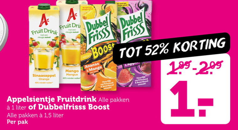 Appelsientje   drinkyoghurt folder aanbieding bij  Coop - details